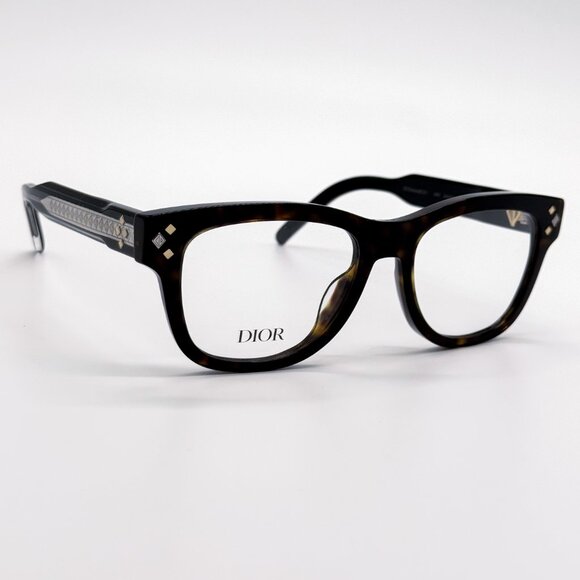 NEW DIOR CD DIAMONDO S1I 2000 SQUARE HAVANA EYEGLASSES DIOR - Picture 6 of 10